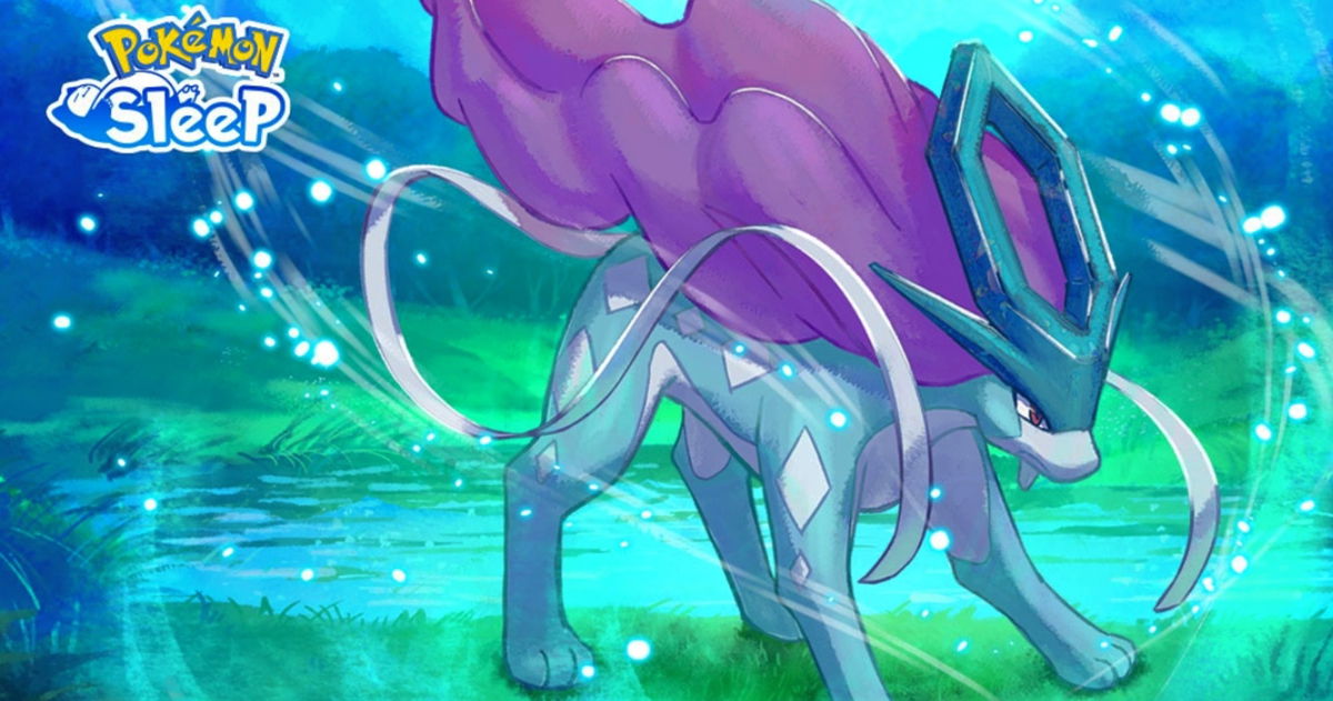 El Pokémon Aurora Suicune llegará a Pokémon Sleep para completar el trío de Perros Legendarios