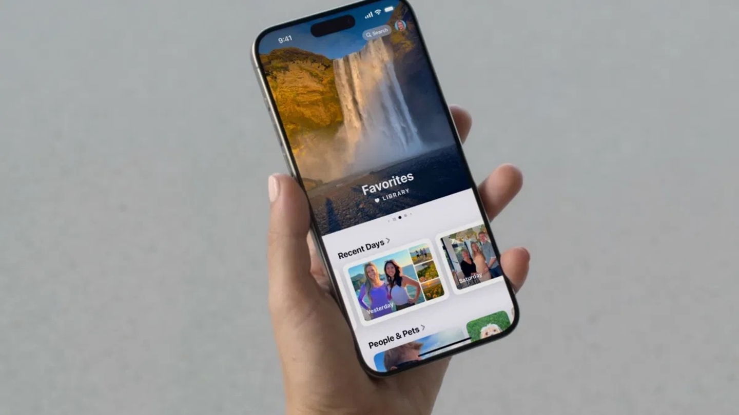 App Fotos de iOS 18