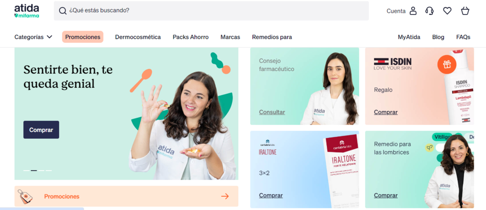 Atida-mifarma te ofrece asesoramiento farmacéutico