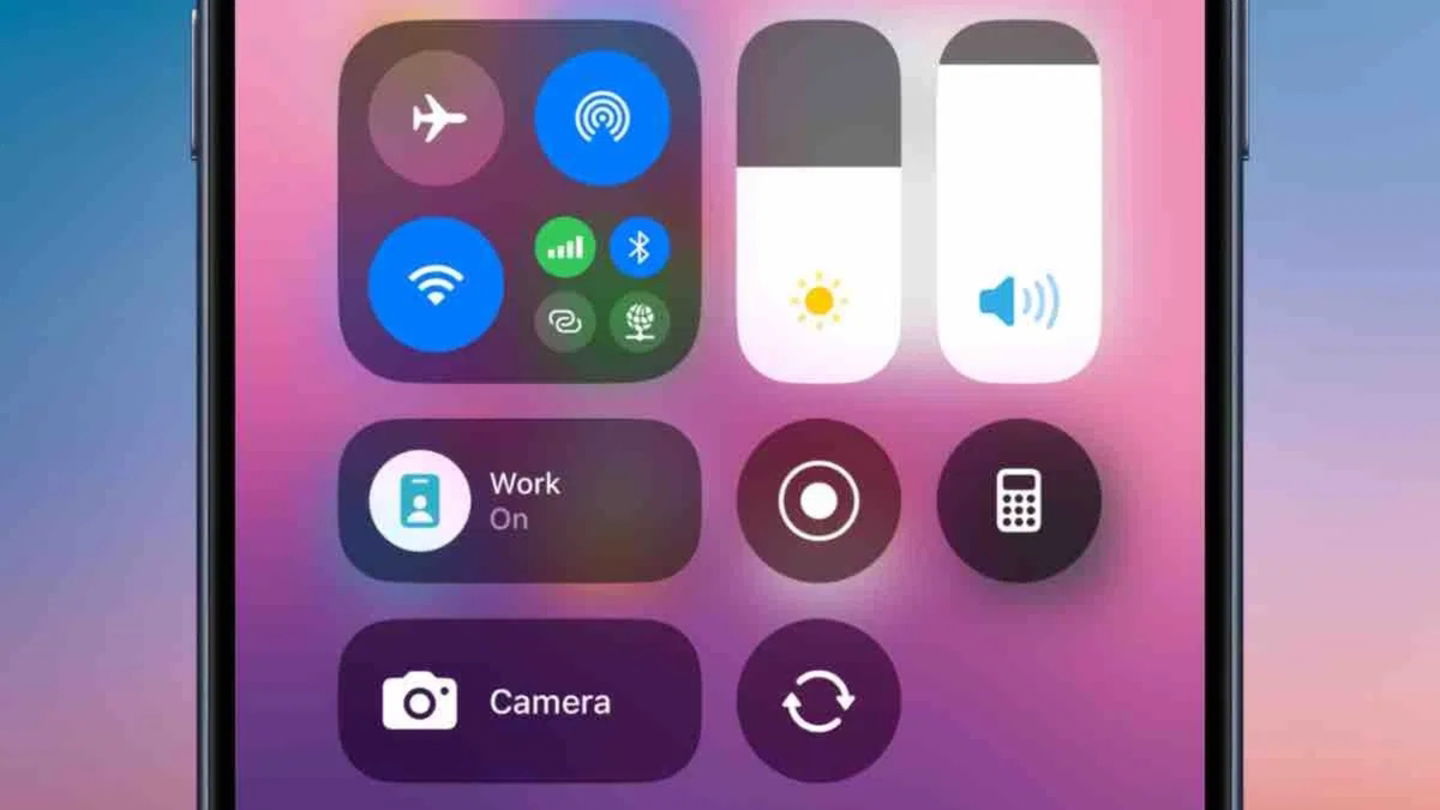 Centro de Control en iOS 18