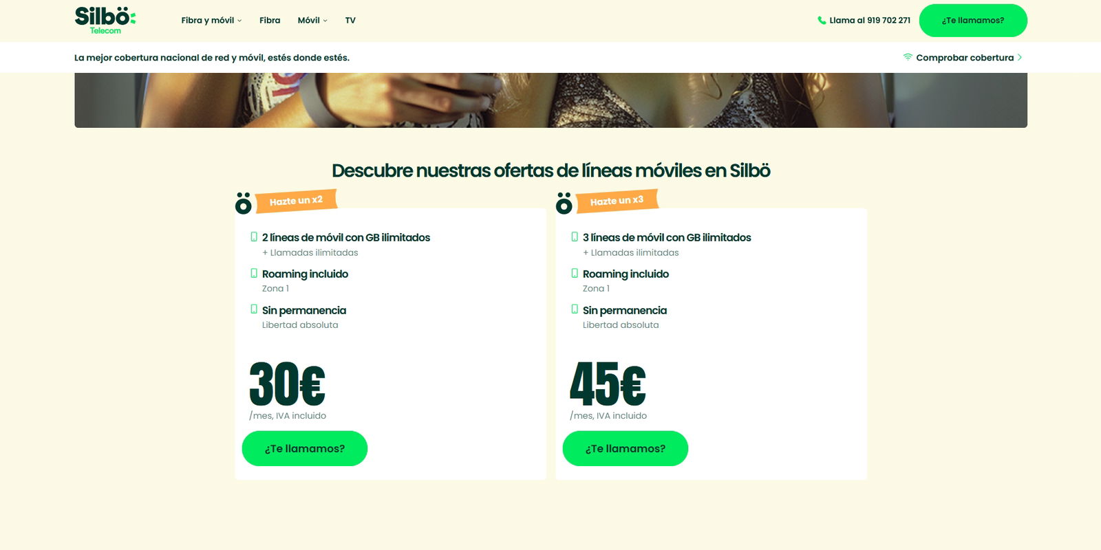 Datos ilimitados para varios móviles sin tener que contratar fibra: así es lo nuevo de Silbö Telecom