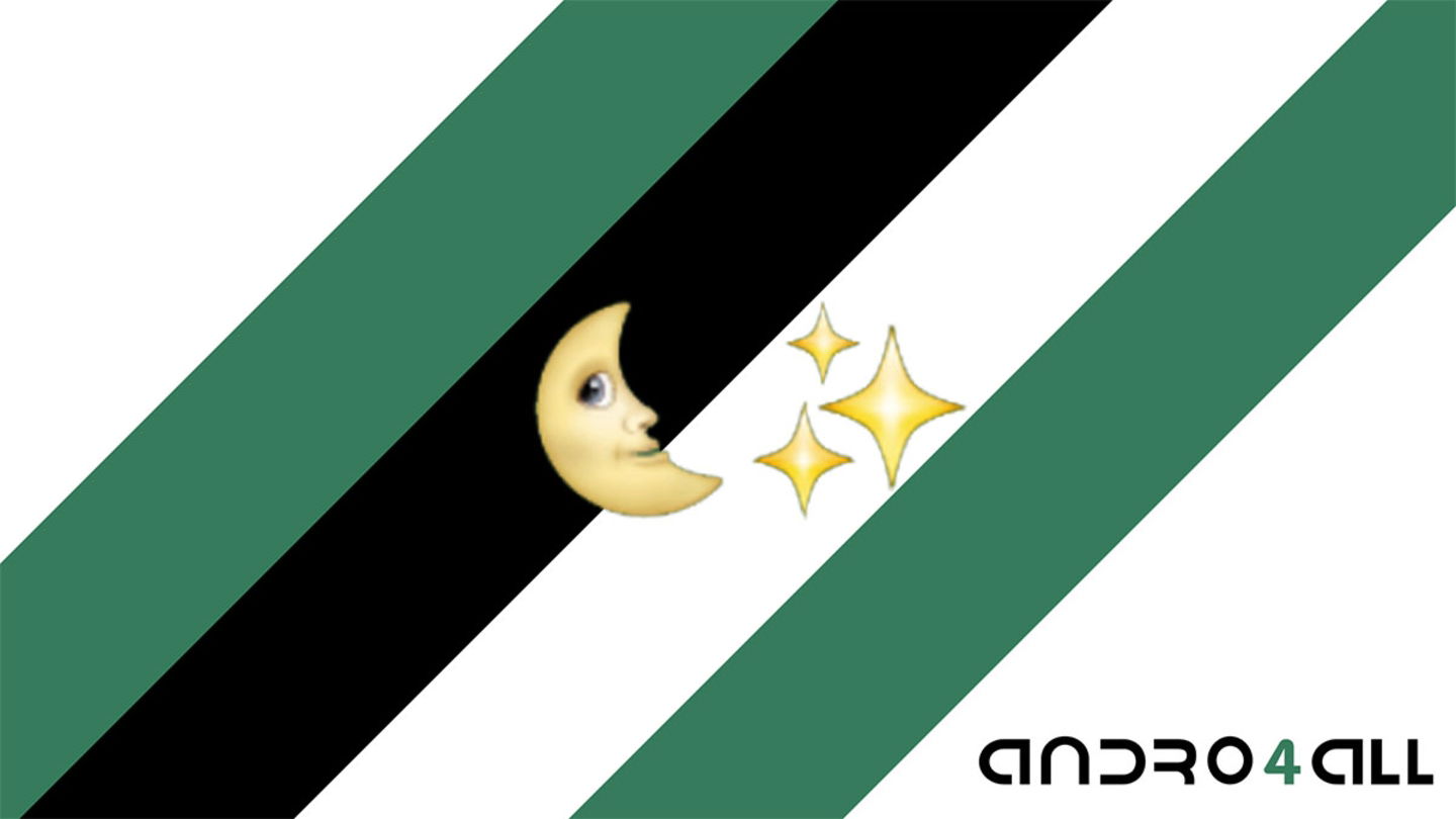 Emoji de luna junto a estrellas significado