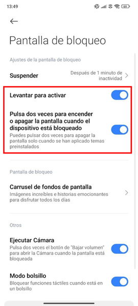 ¿Tienes un móvil Xiaomi? Con este sencillo gesto puedes encender la pantalla sin tocar el botón lateral