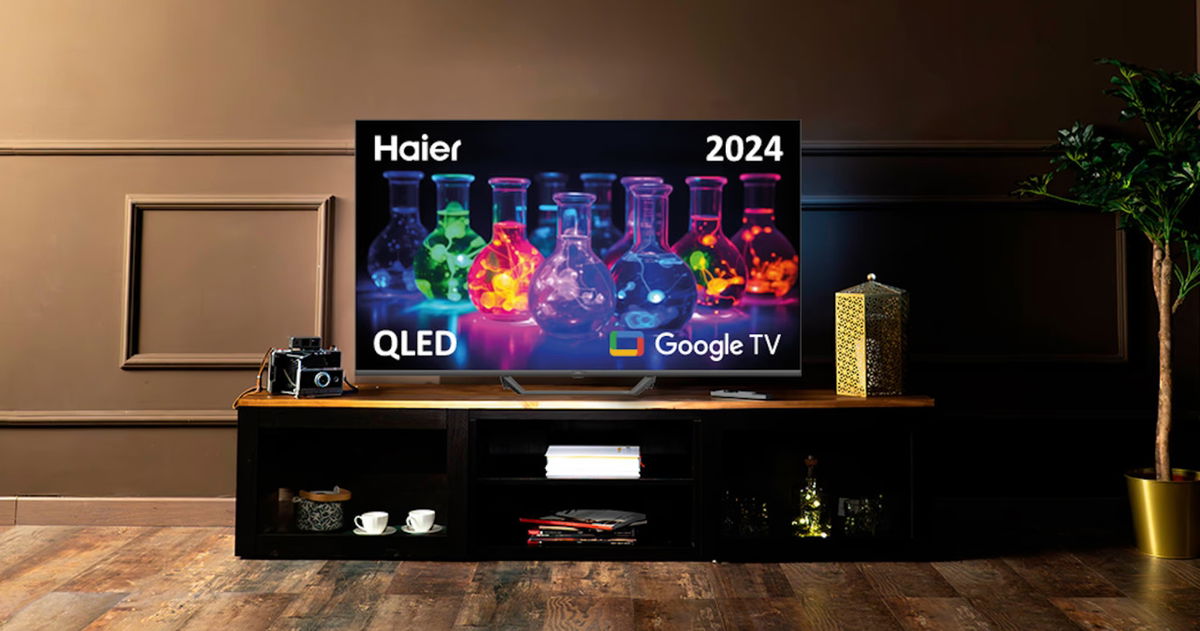 Estás leyendo bien: solo 359 euros por una smart tv QLED de 55", con resolución 4K y Google TV integrado