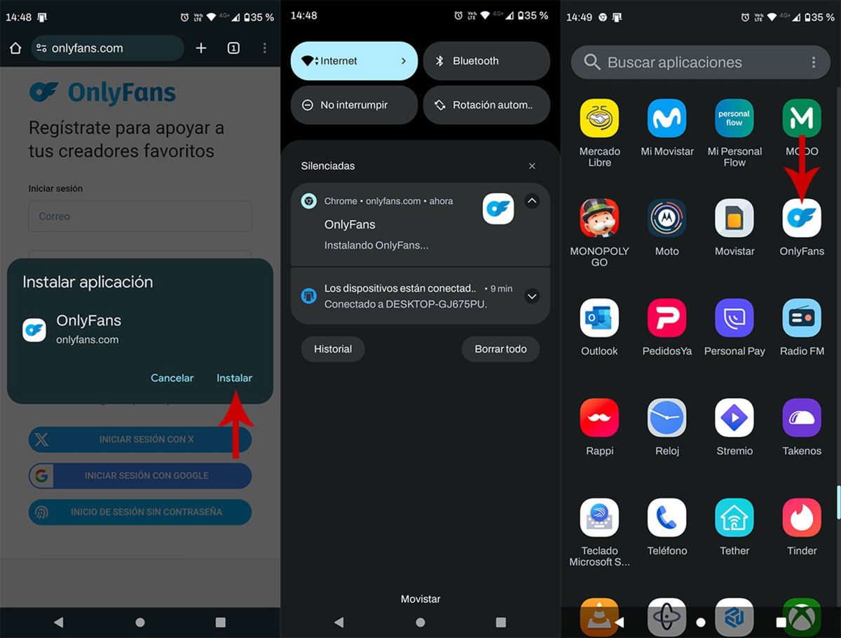 ¿Existe una app de OnlyFans? Dónde descargarla y qué contenido ofrece