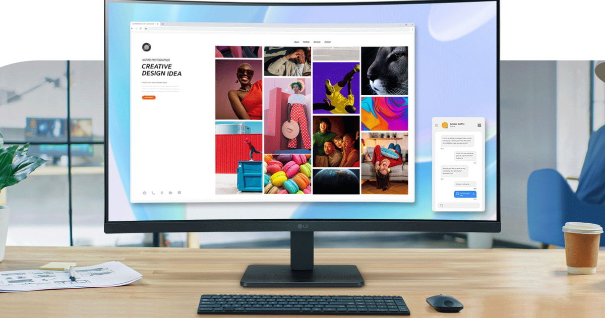 Transforma tu espacio de trabajo con este monitor LG curvo de 32 pulgadas, ahora con gran rebaja