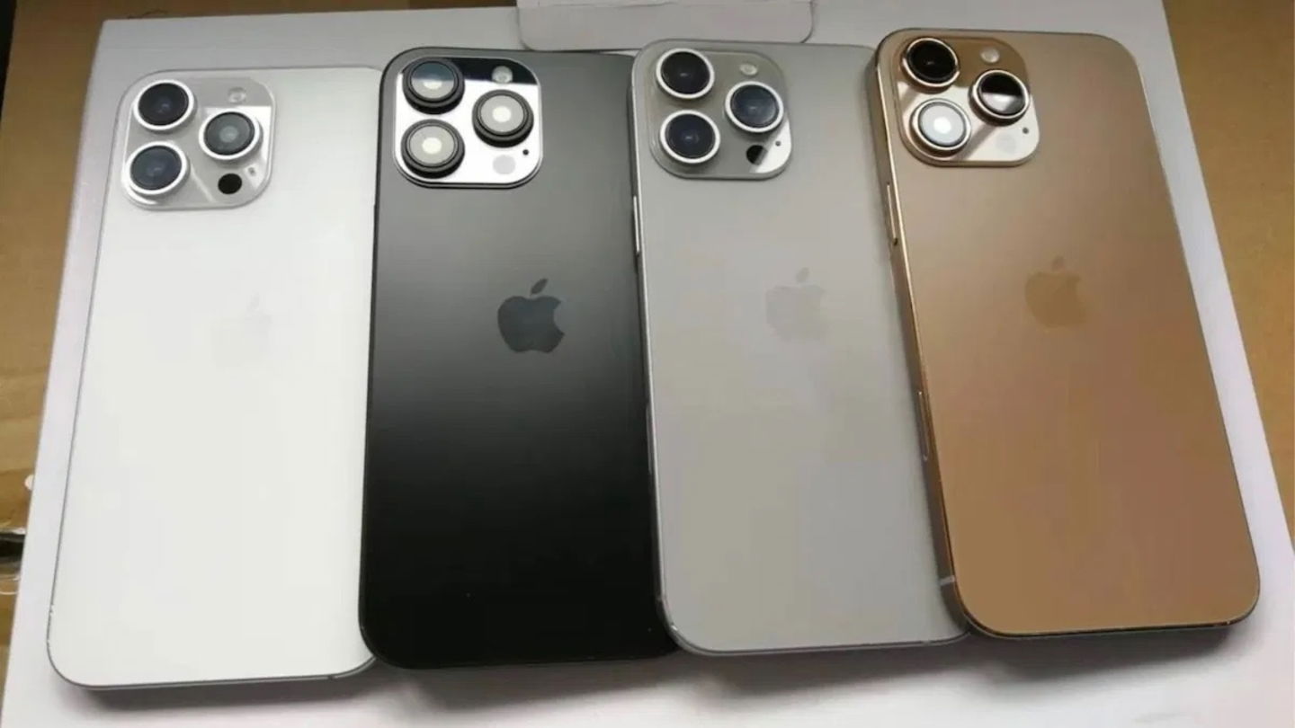 Posibles colores de los iPhone 16 Pro