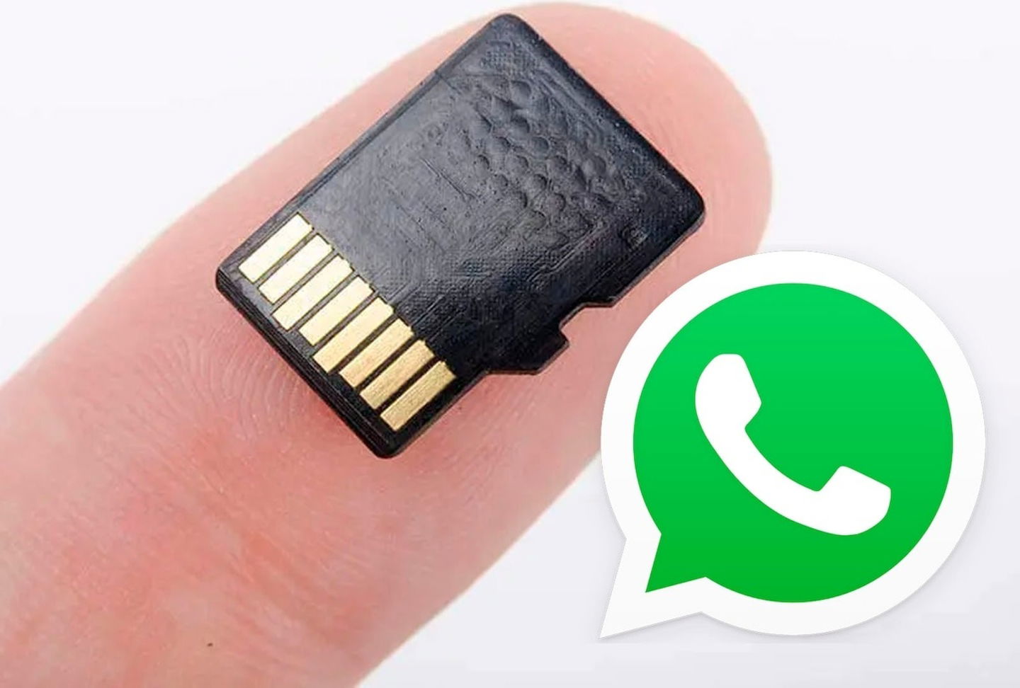 Se puede mover WhatsApp a la tarjeta microSD del móvil