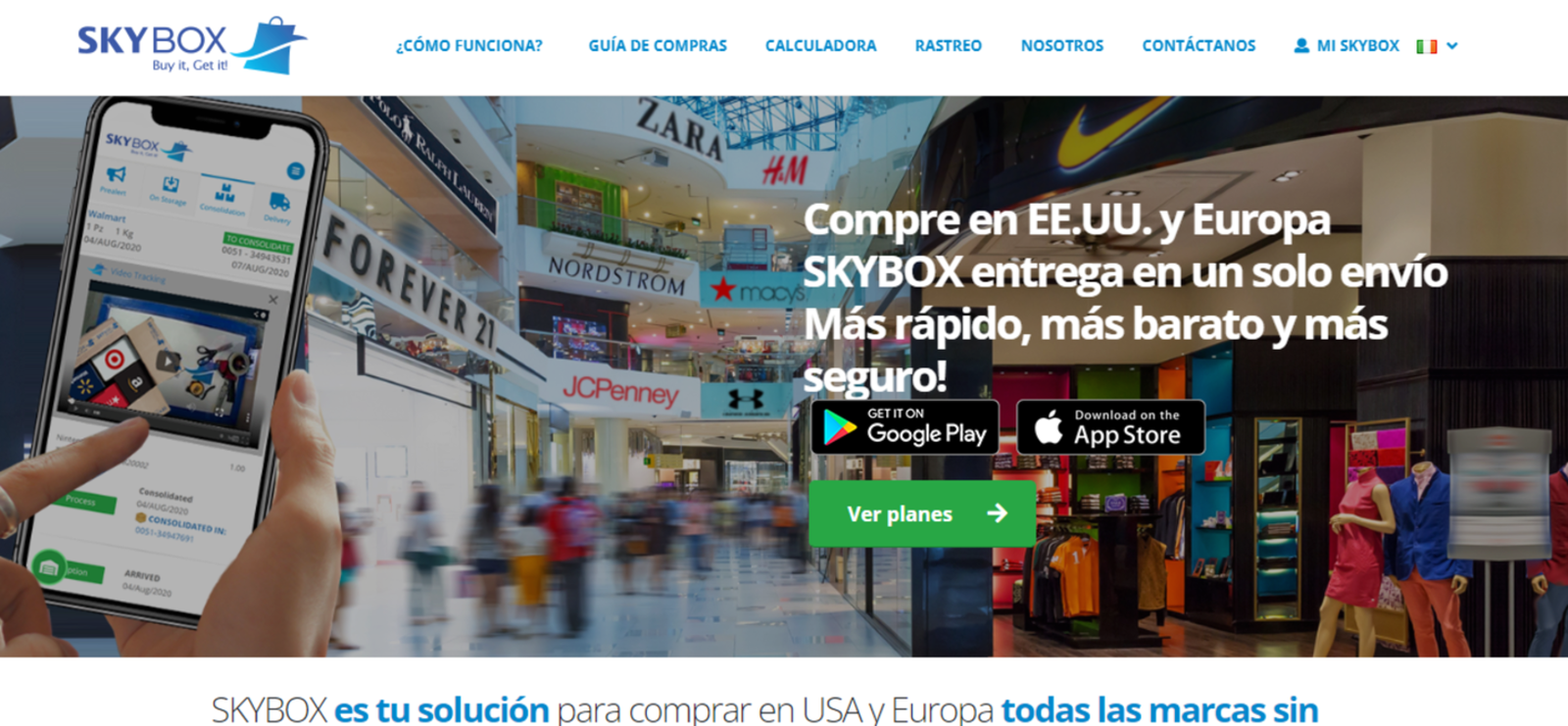 Skybox funciona con un servicio de suscripción