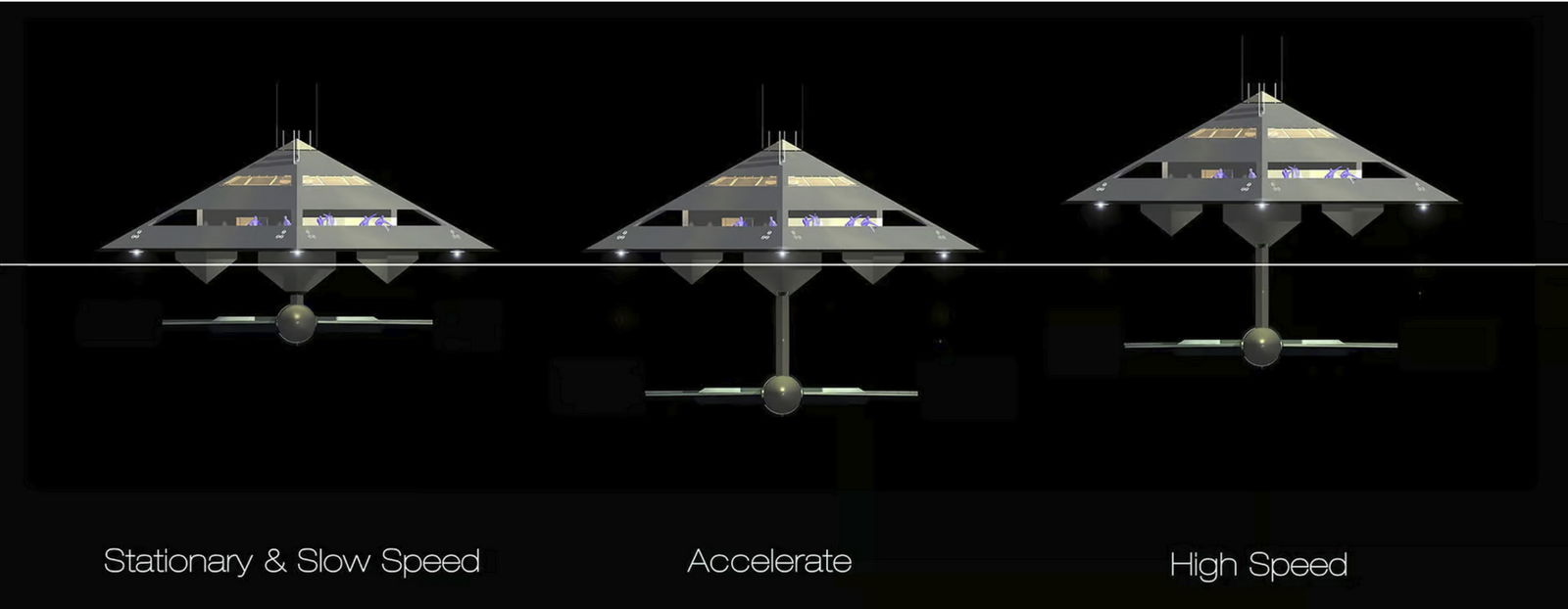 Tetrahedron, el yate imposible que parece una nave de 'Star Wars'