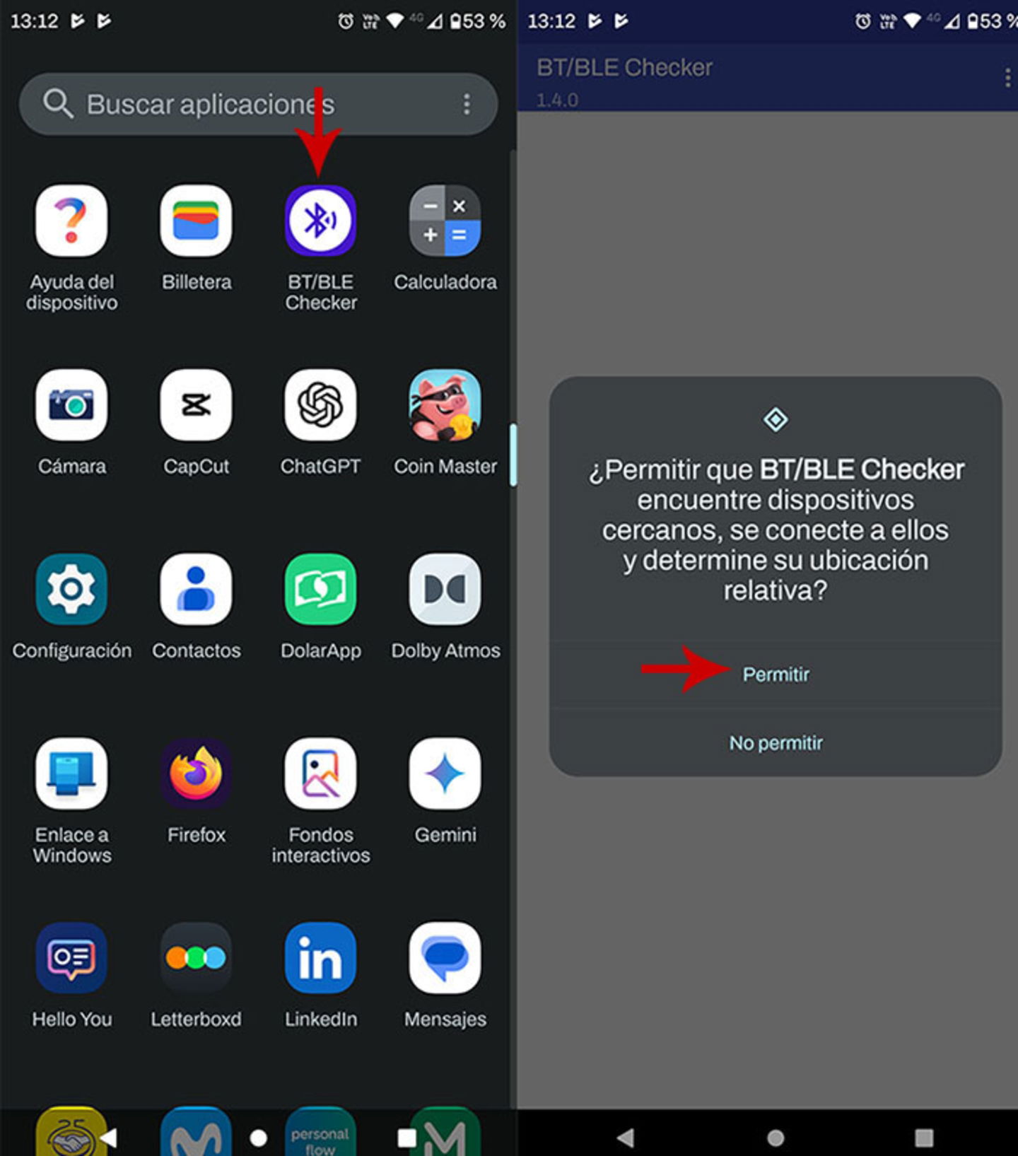 Usar app para ver version de Bluetooth del movil