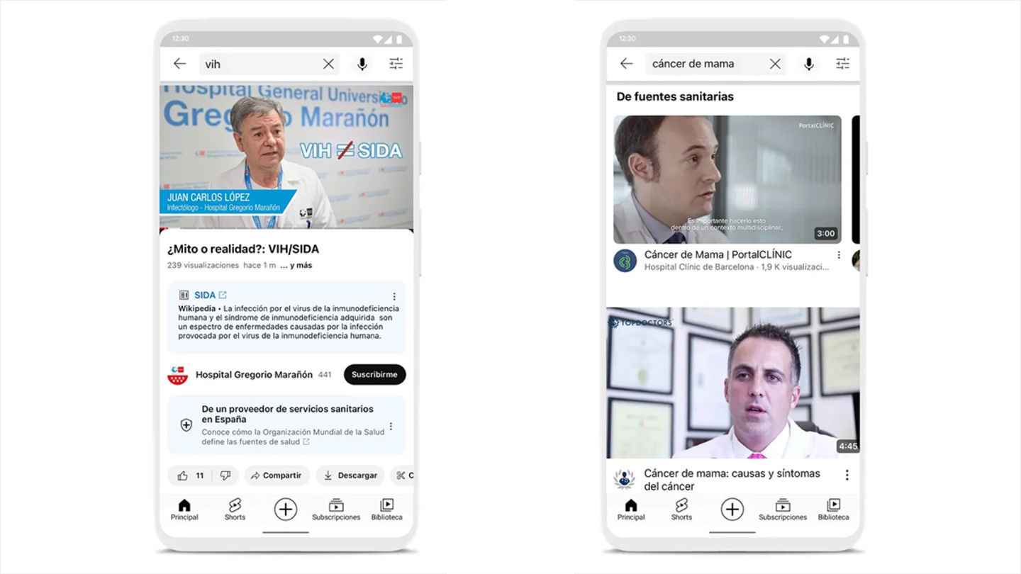 YouTube quiere ser un lugar más fiable para encontrar contenido sobre salud YouTube Health llega a España