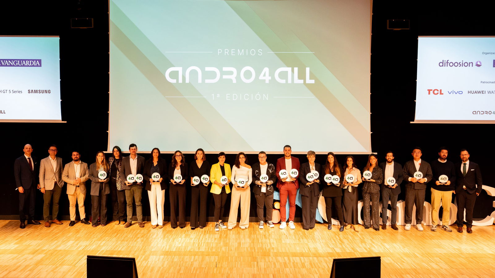 Galardonados de los Premios Andro4all 2024