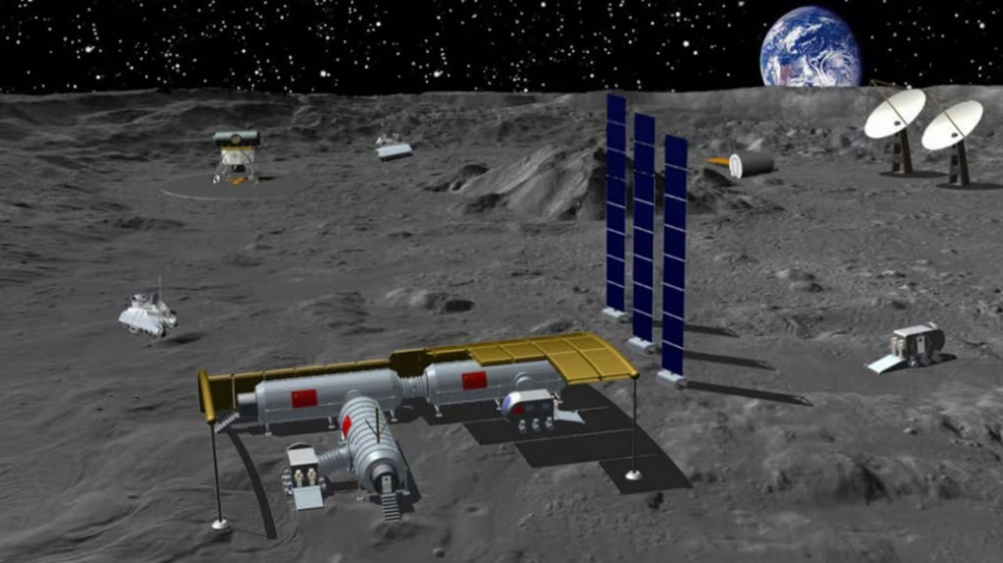 China revoluciona la carrera espacial: construirá su base lunar con materiales de la propia Luna