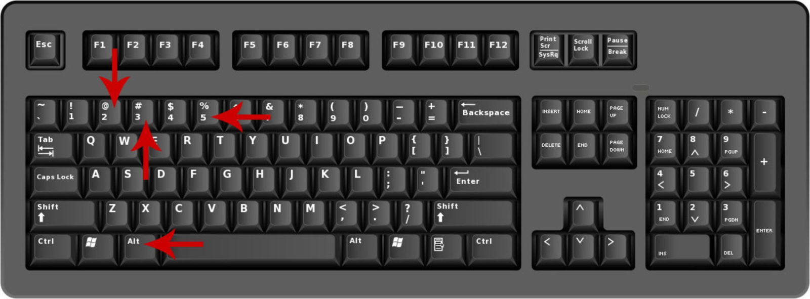 Cómo escribir m² (metros cuadrados) en el teclado del PC