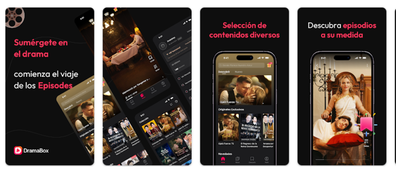 Dramabox es tan fácil de usar como la mayoría de plataformas de streaming