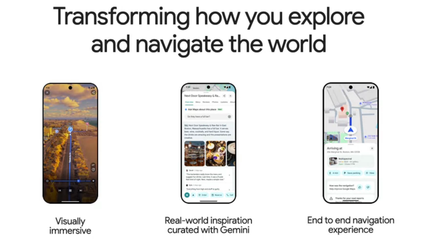 Gemini transforma Google Maps descubre lugares e inspiración con nuevas funciones de IA
