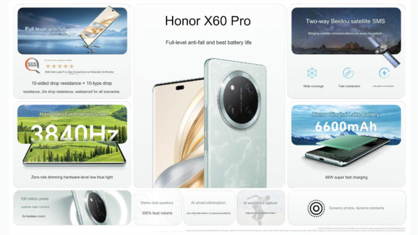 HONOR X60 Pro: un nuevo gama media con un diseño familiar y una de las mayores baterías del mercado