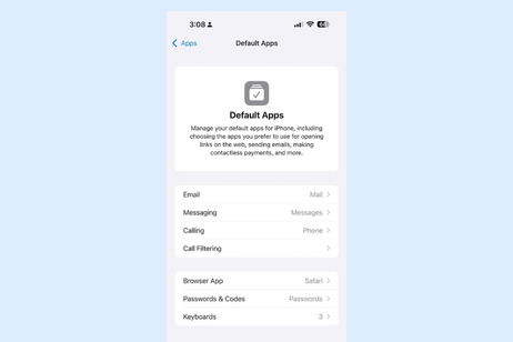 iOS 18.2 permitirá cambiar apps por defecto como Teléfono, Mensajes o Contraseñas