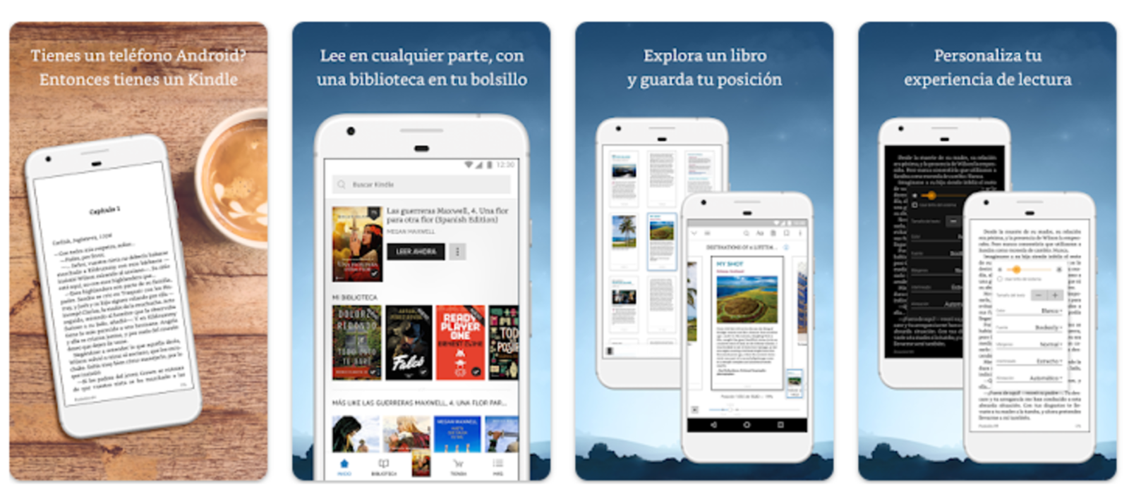 Kindle es la app de lectura de Amazon