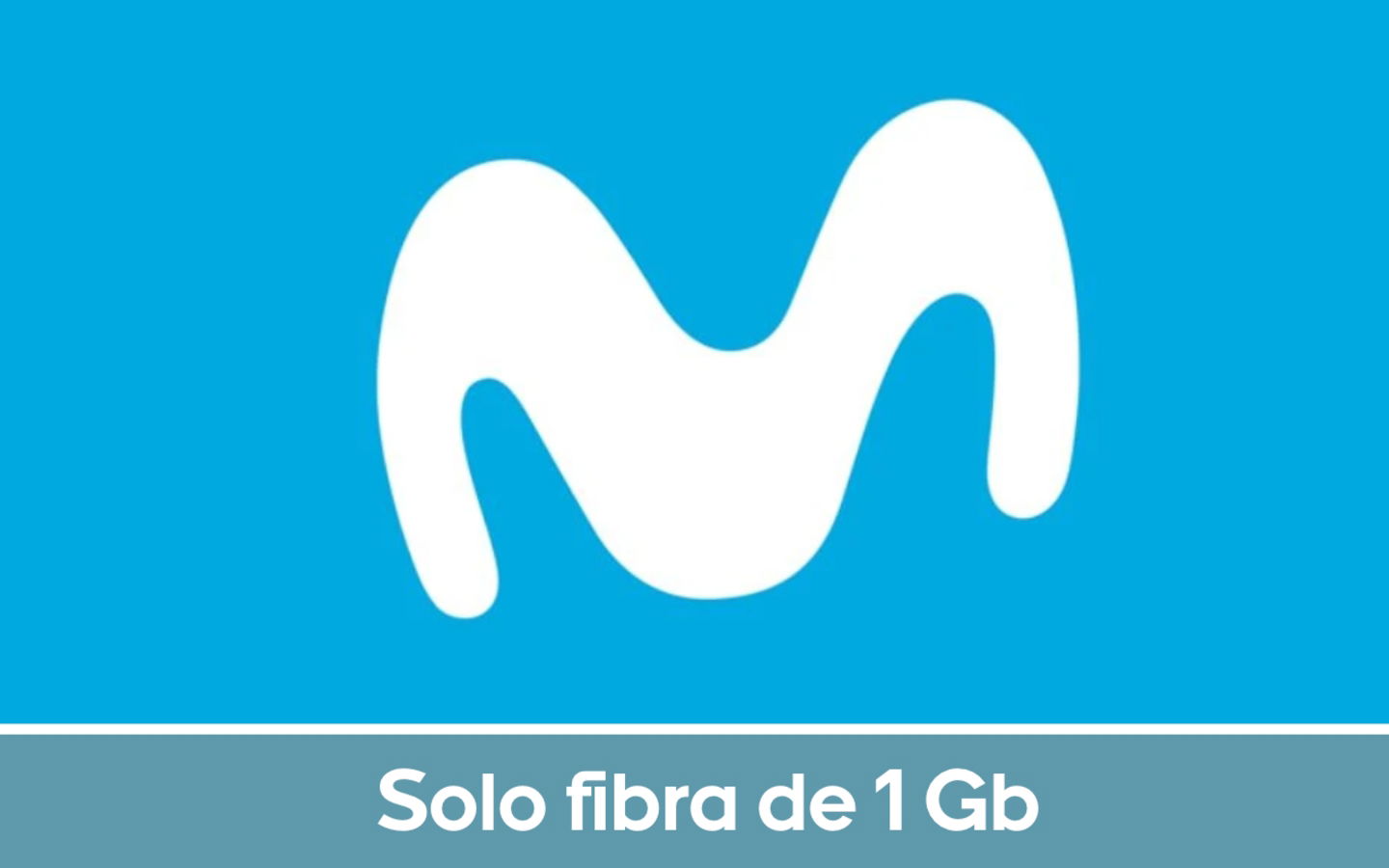 Movistar - Solo fibra 1 Gb