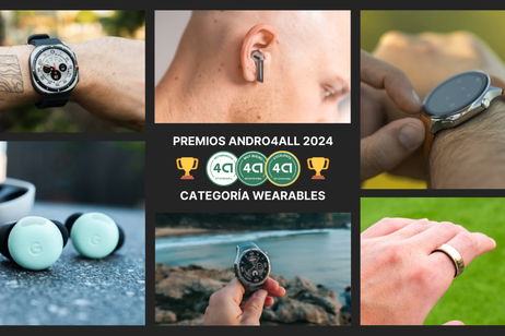 Premios Andro4all 2024: nominados en la sección Wearable (Mejor del año, Deportivo/Salud y Auriculares)