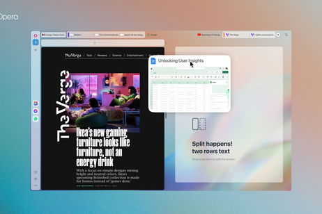 Opera lanza su salto generacional en navegadores con Opera One R2: IA y VPN gratis, ventanas divididas y más