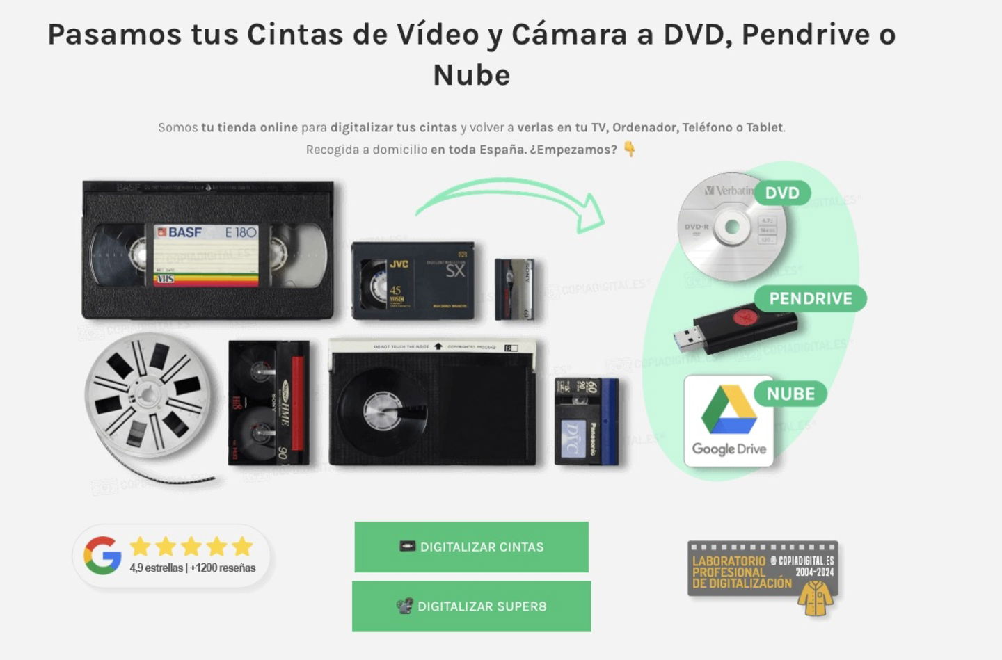 Cómo pasar películas VHS a digital: cuánto cuesta y qué opciones hay