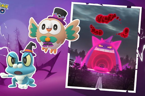 'Pokémon GO' detalla la 'Parte 2' de su evento de Halloween con Froakie, Rowlet y Gengar Gigamax como destacados