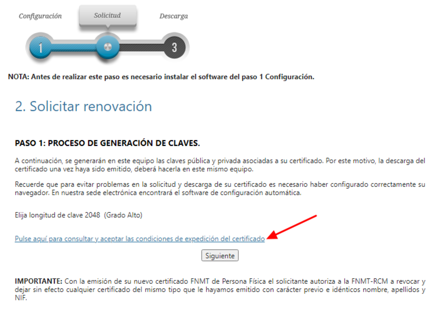 La app Certificado Digital de la FNMT no permite renovar el certificado desde el móvil