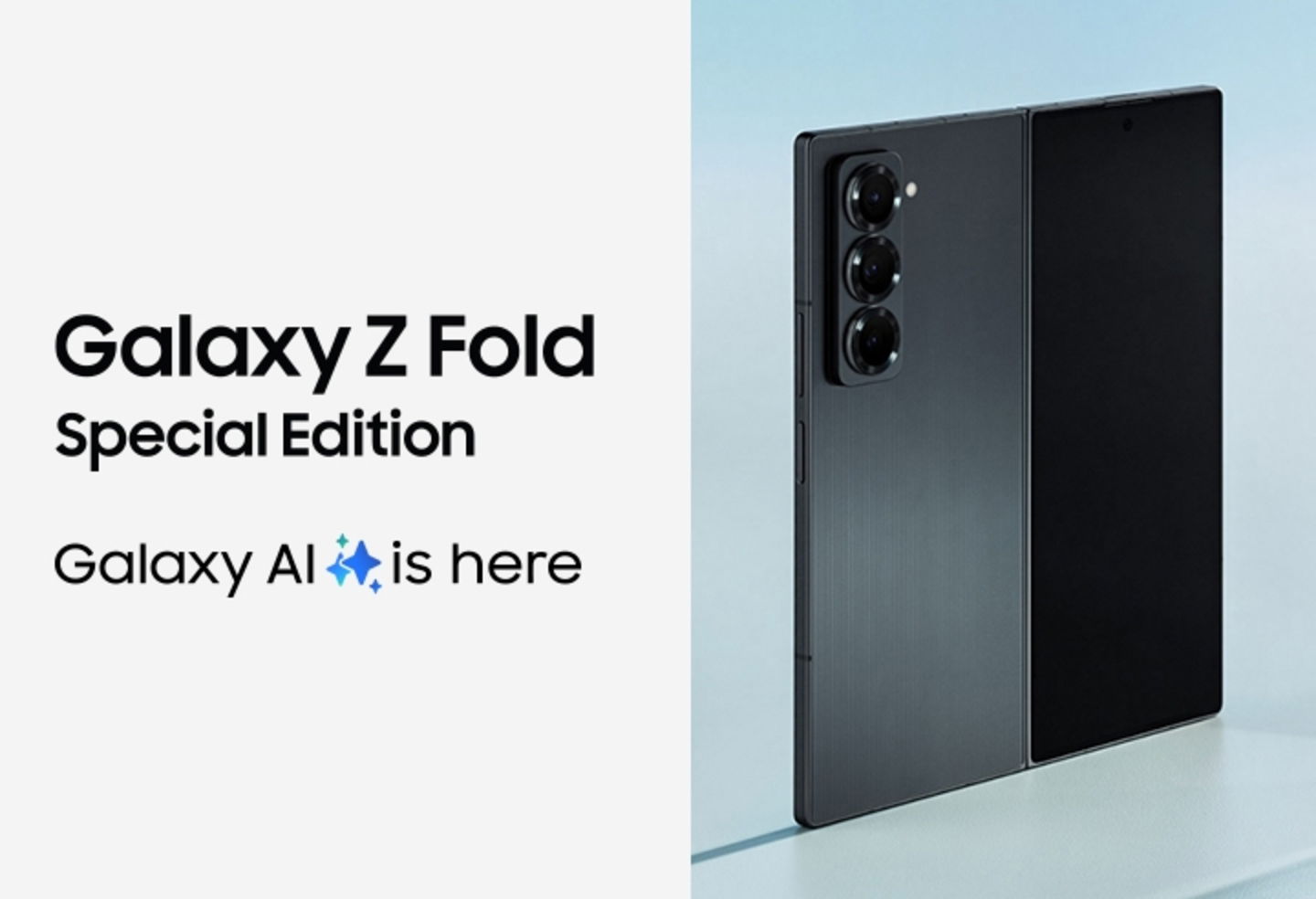 Samsung Galaxy Z Fold Special Edition es oficial: así es el smartphone plegable más fino y avanzado de Samsung