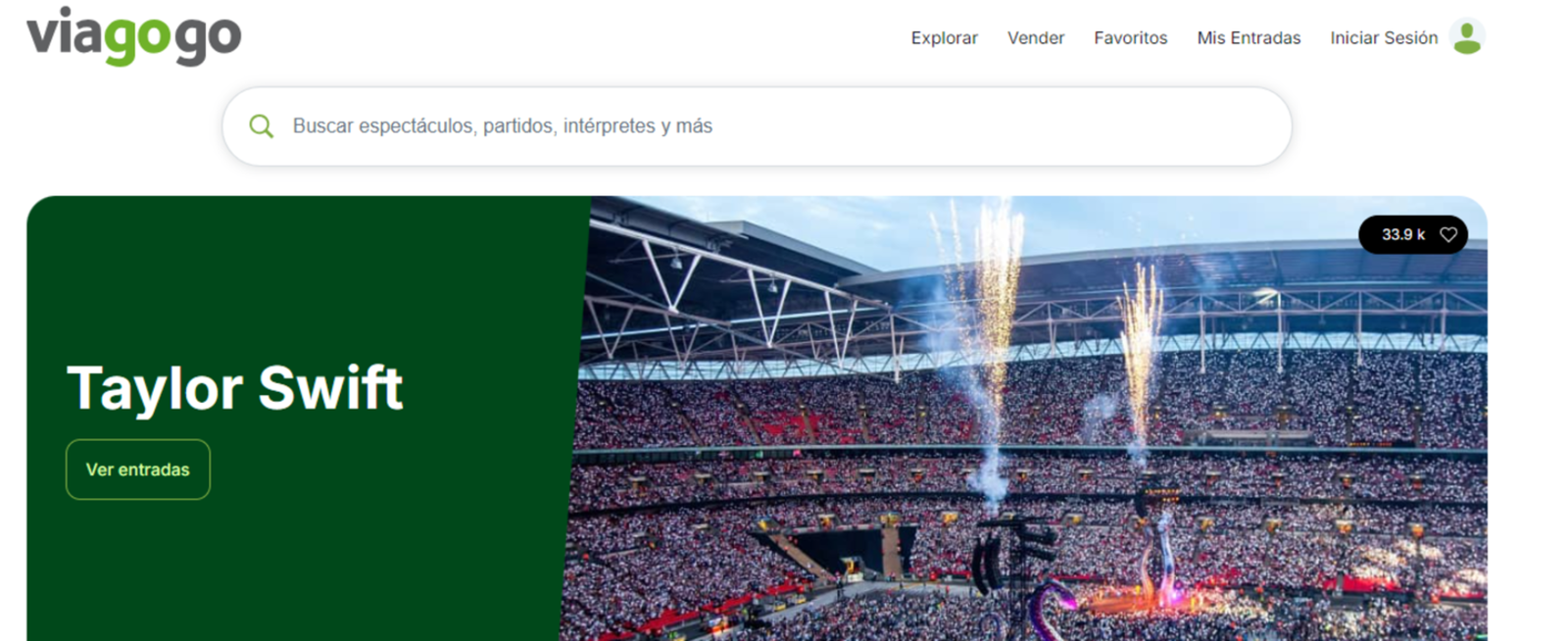 Viagogo te permite encontrar entradas para eventos del todo el mundo