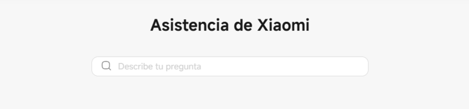 La web de asistencia de Xiaomi cuenta con un chat para resolver tus dudas