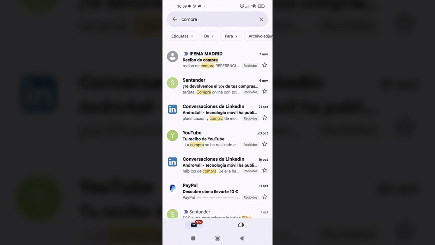 Encontrar correos en Gmail será mucho más sencillo con el nuevo filtro que prepara Google