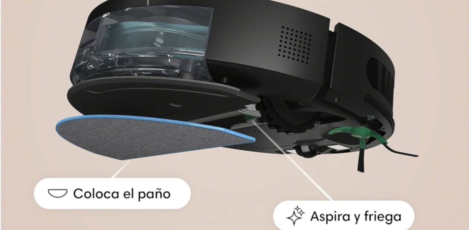 Precio mínimo histórico de Black Friday para el robot aspirador 2 en 1 que lo limpia todo