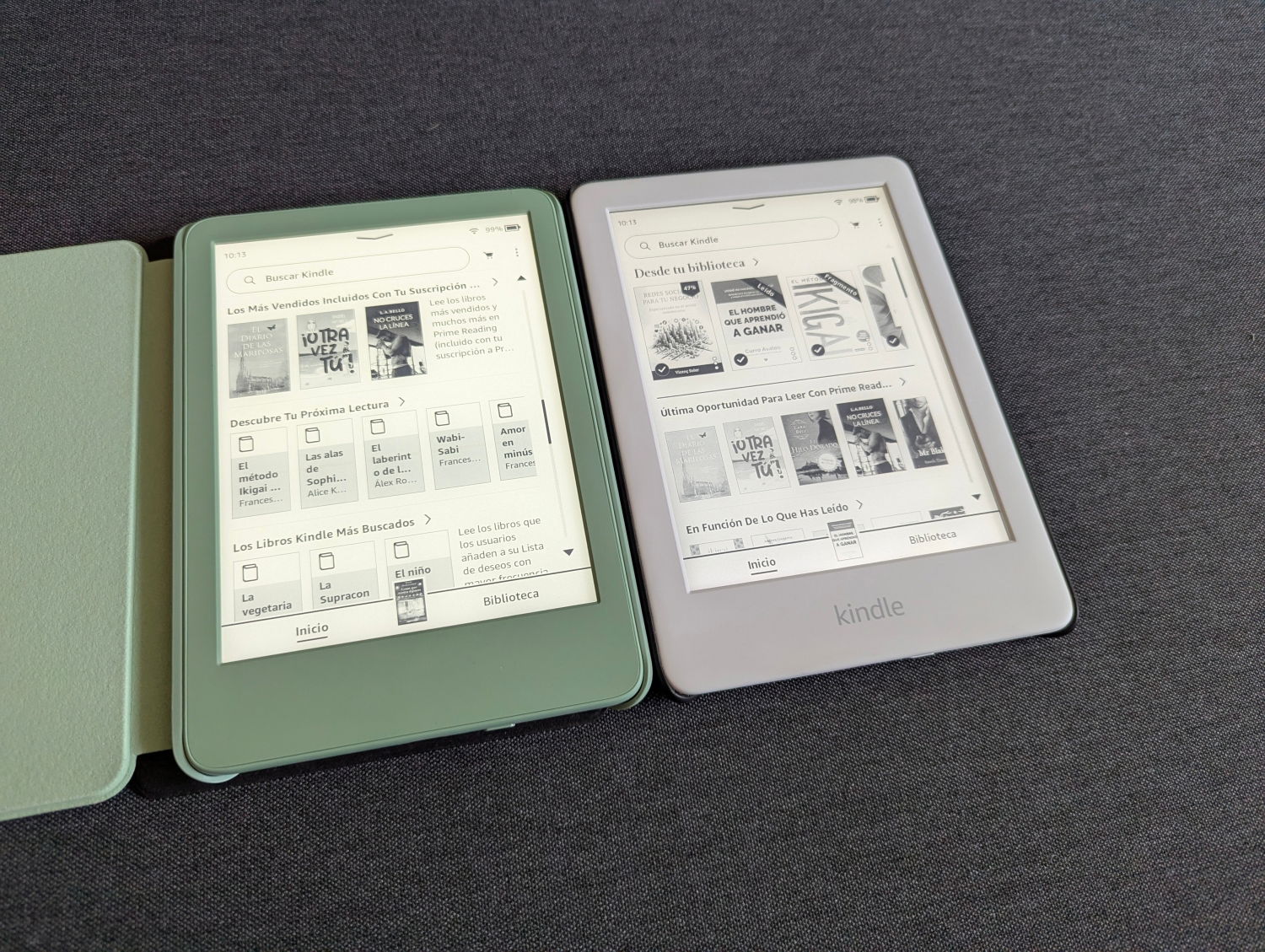 Kindle 2024 vs 2021 software