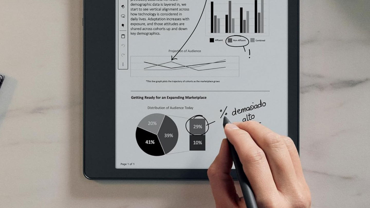 El Kindle Scribe, con lápiz y suscripción de 3 meses gratis a Kindle Unlimited, a mínimo histórico en Amazon