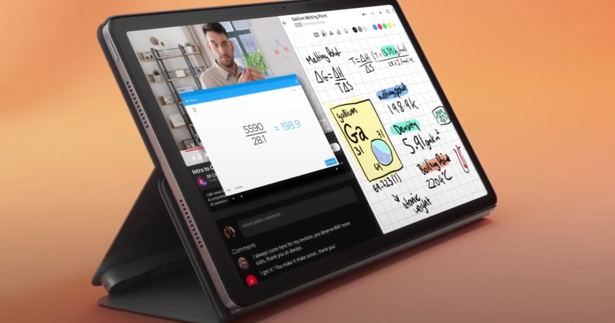 Cae en picado el precio de esta tablet de Lenovo con 128 GB de memoria, lápiz óptico y funda de regalo
