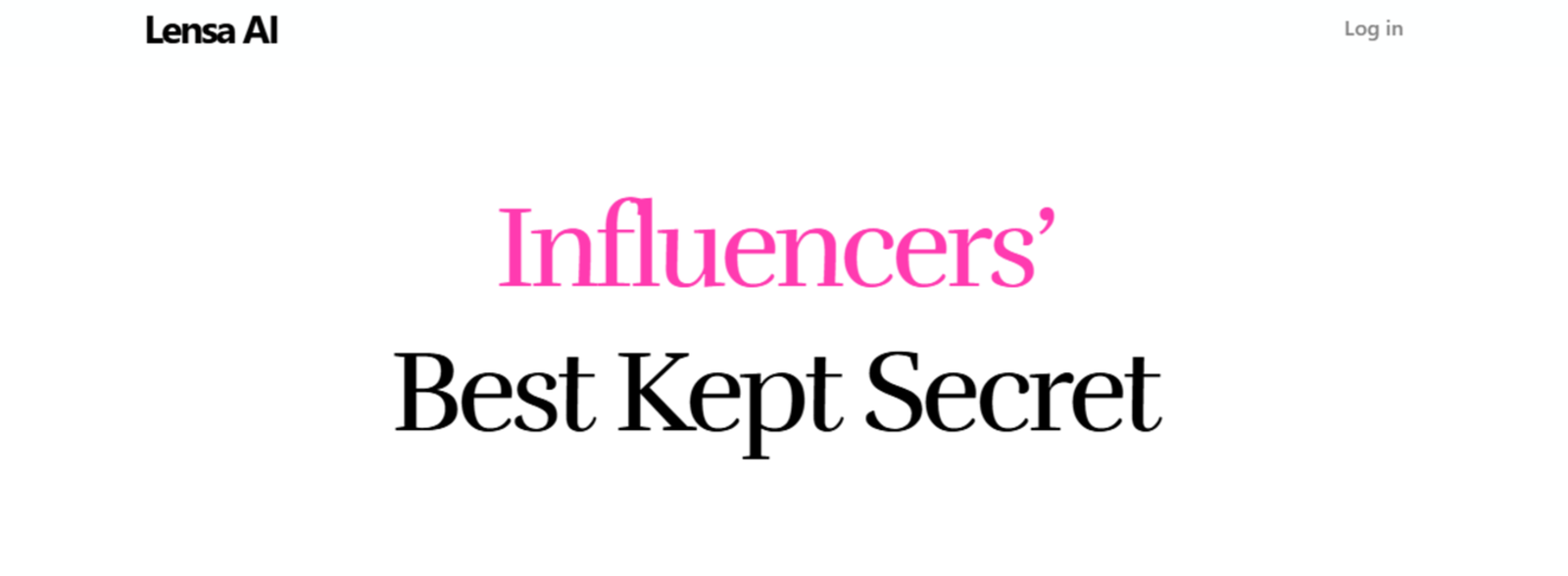 Lensa AI se autodefine como el secreto de los influencers