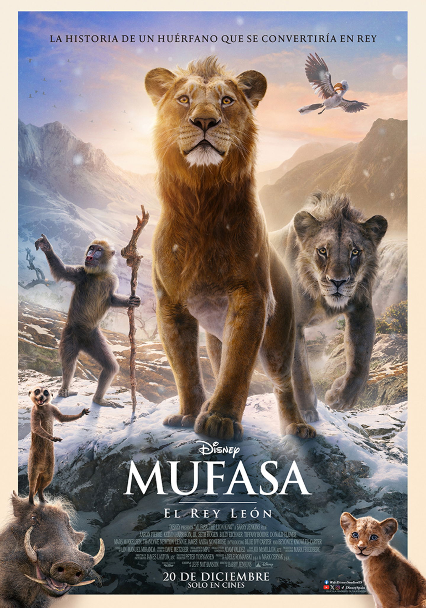 Póster 'Mufasa: El Rey León'