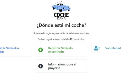 'Dónde está mi coche', la web para encontrar tu vehículo desaparecido durante la DANA