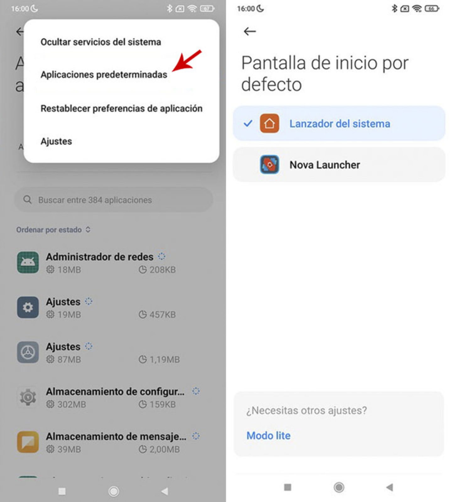 Cambiar launcher en Xiaomi