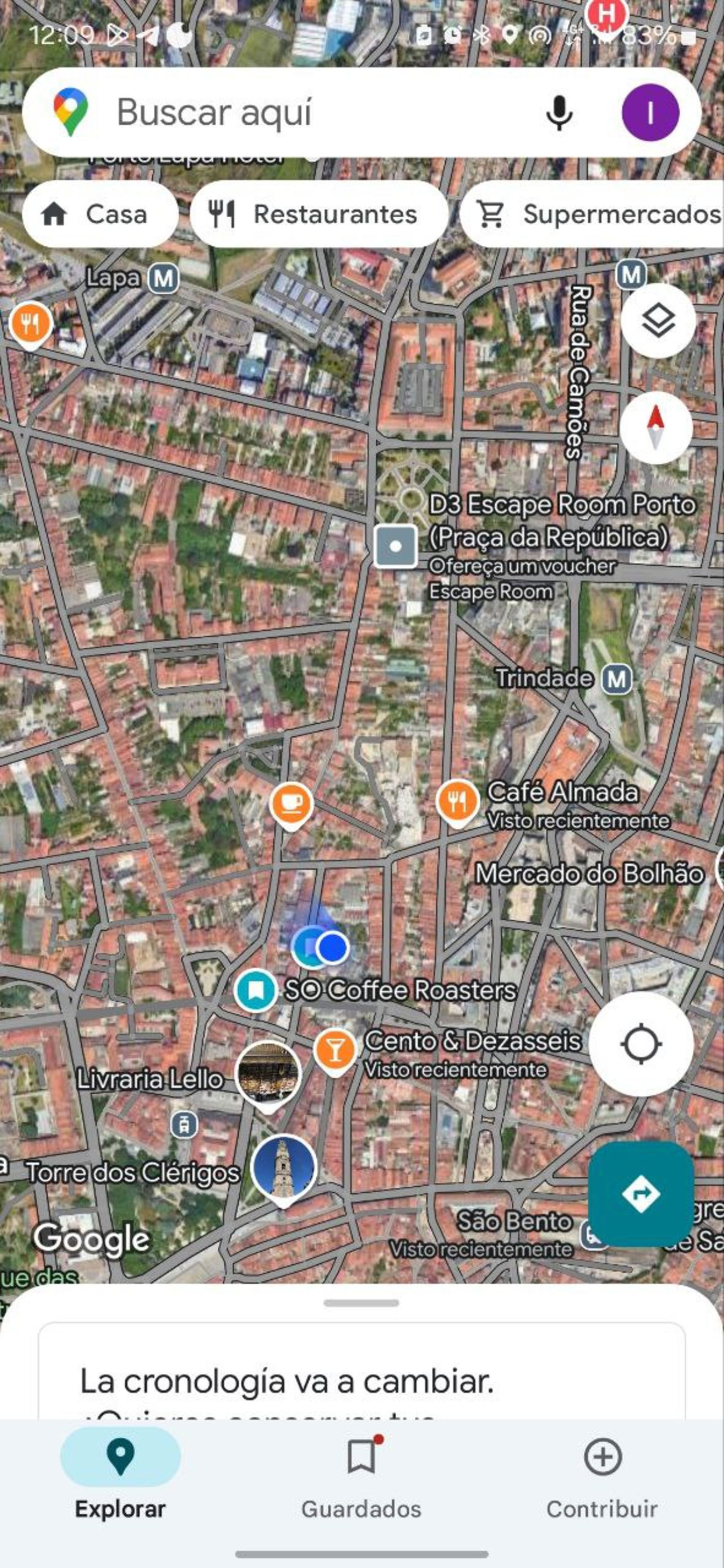 Google Maps actualiza su interfaz con nuevos colores