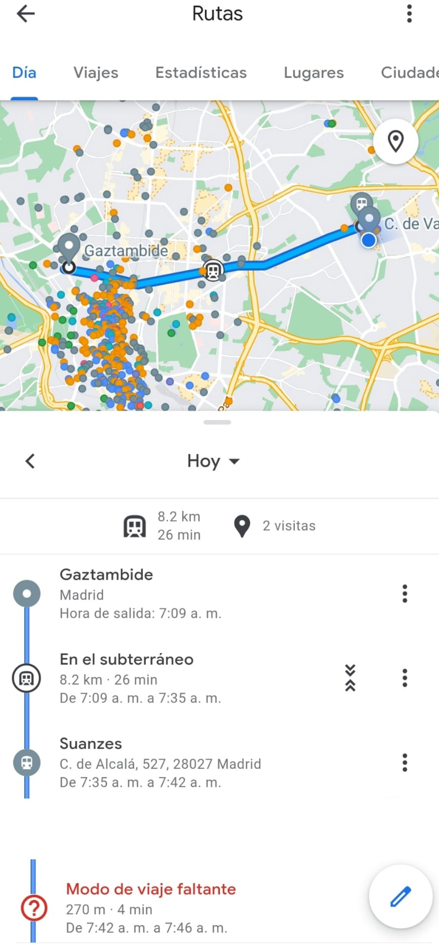 La cronología de Google Maps puede suponer una invasión a la privacidad