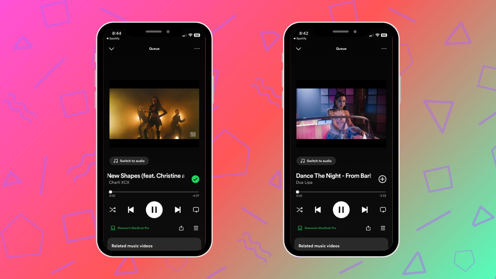 Spotify permite ver vídeos en prácticamente todas las regiones