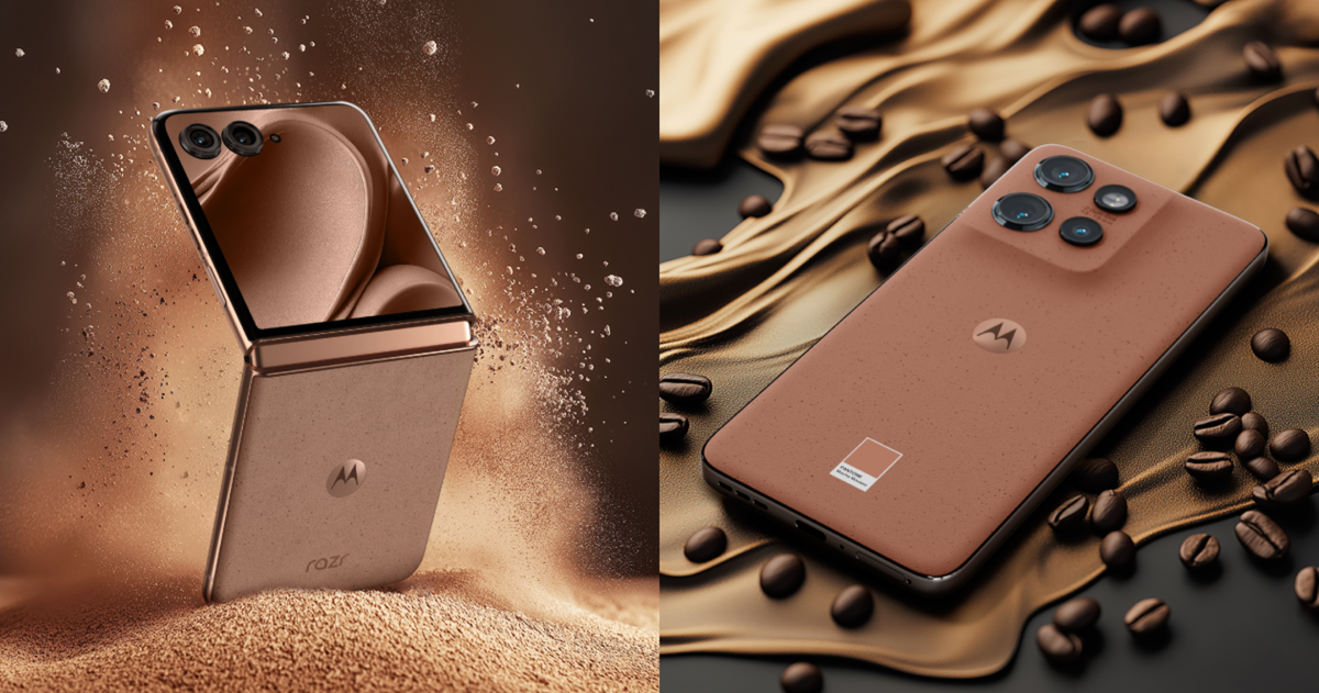 Mocha Mousse conquista el mundo tech: Motorola lanza ediciones especiales de dos smartphones con el sofisticado Color del Año 2025 de Pantone