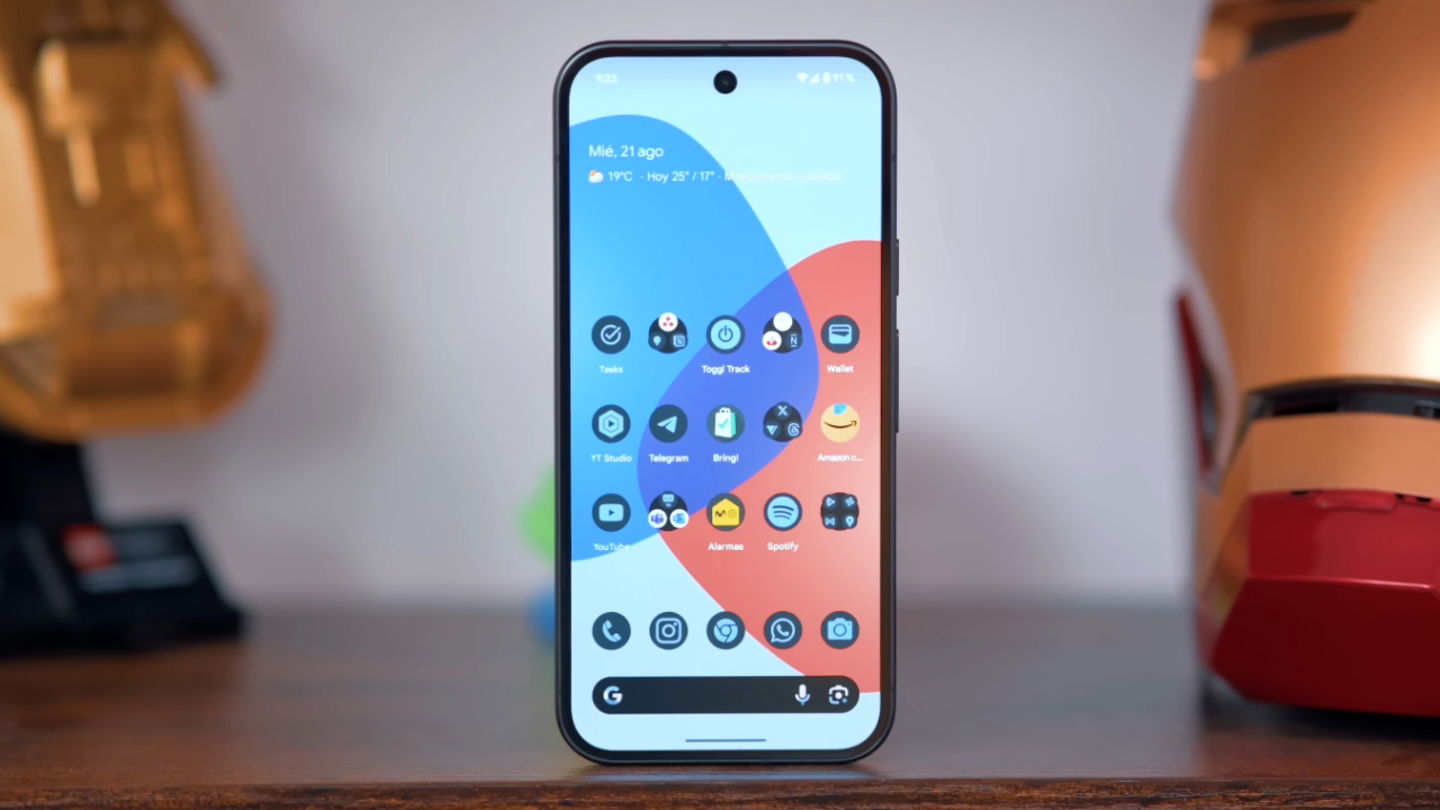 Pantalla del Google Pixel 9