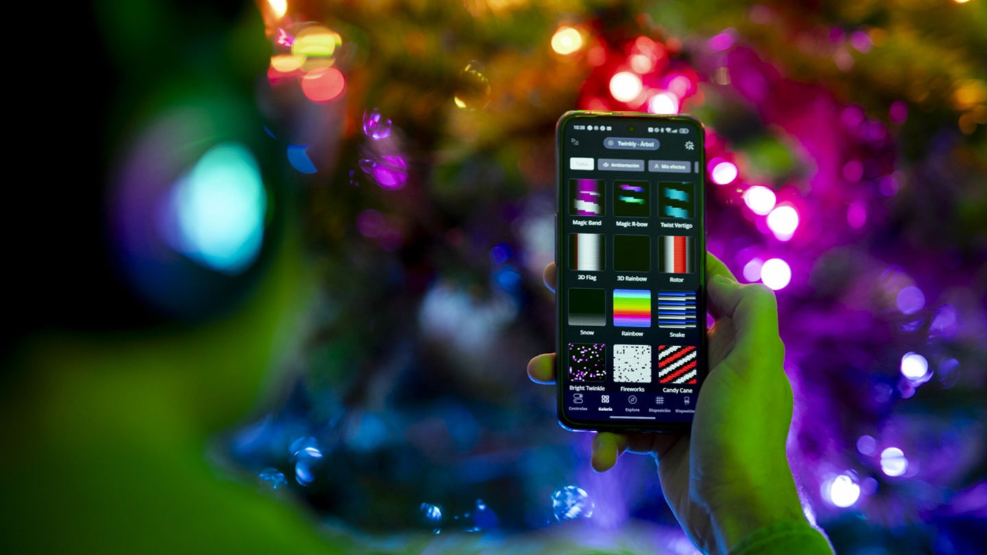 Razer arbol luces app y auriculares cerca