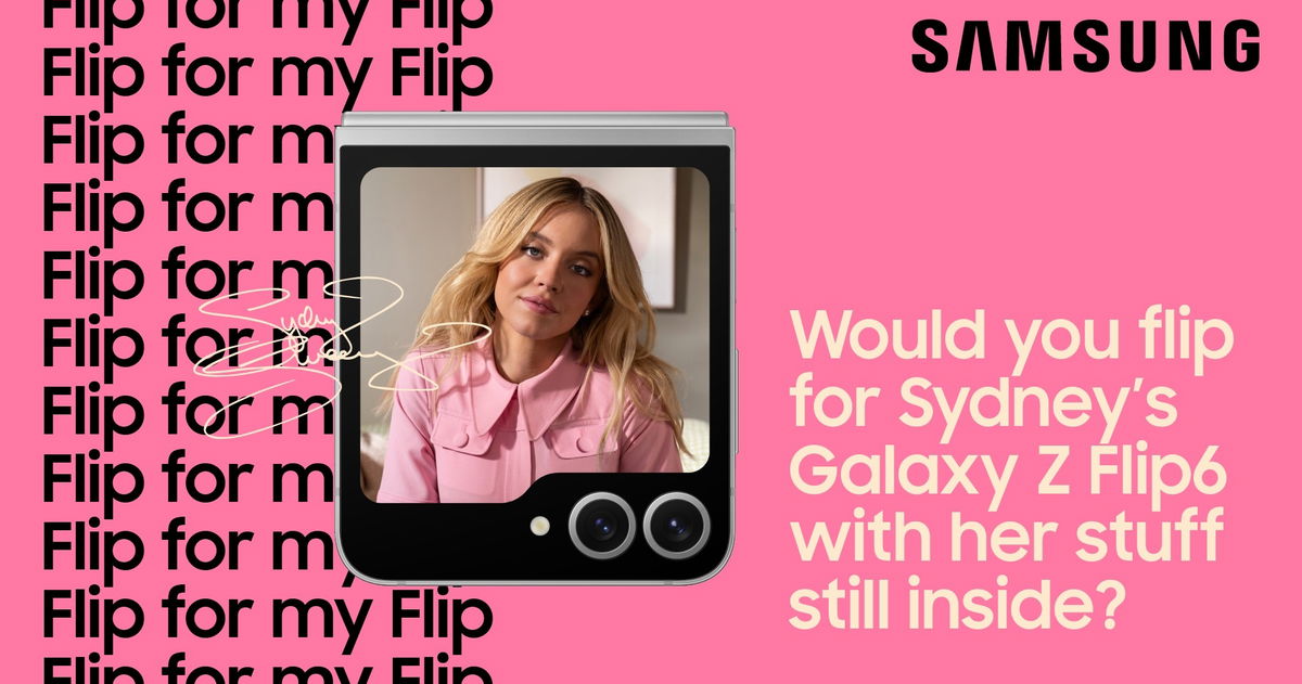 Samsung va a sortear el Galaxy Z Flip6 de Sydney Sweeney