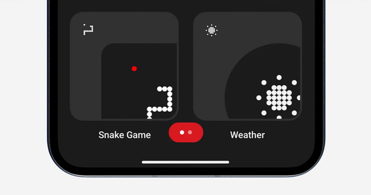 Nothing ha transformado el mítico "Snake" en un widget para la pantalla de inicio de tu móvil
